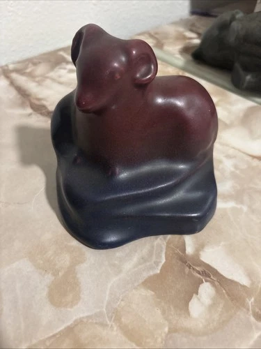 Van Briggle Circa Ram Bookend Pottery Rare
