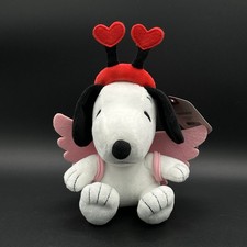 Snoopy Cupid Peanuts Valentine's Day Plush Hallmark Gift 9 Inches With Wings NWT