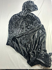 Spirit Hooded Black Cloak Costume Cape, One Size Adult Unisex Halloween