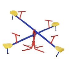 Heavy-Duty Steel 4-Seat Swivel Seesaw by : 360  Playground Adventure for Kids