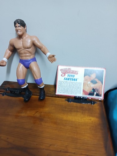 LJN WWF WWE TITO SANTANA ACTION FIGURE...