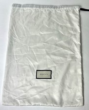 Authentic GUCCI Logo Satin Dust Storage Bag 14x19"