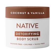 Coconut Vanilla Exfoliating Body Scrub for Women Men, 1 Wash to Soft, Smo...
