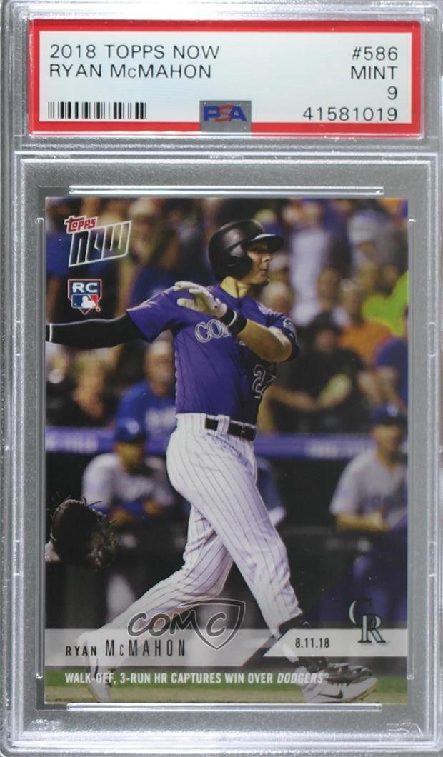 2018 Topps TOPPS NOW #586 Ryan Mcmahon front