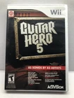 Guitar Hero 5 (Nintendo Wii, 2009) Complete w/Manual -Tested - Free Ship