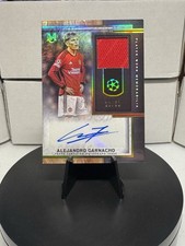 2023-24 Topps Museum Collection UCL  Auto Relic Alejandro Garnacho Gold /50