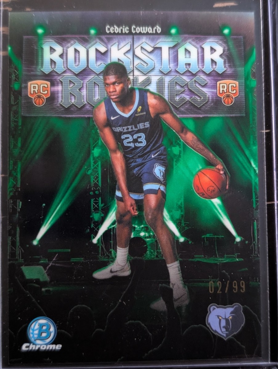 2025/26 Bowman - Rockstar Rookies Cedric Coward #RR-11 Green