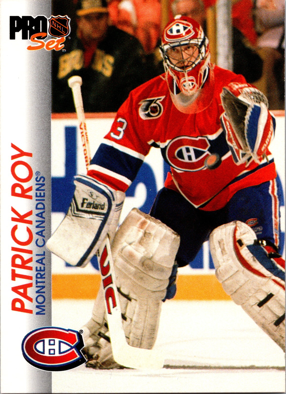 1992-93 Pro Set #85 Patrick Roy