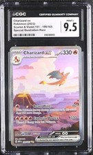 Charizard ex 199/165 Sv: Scarlet Violet 151 Holo CGC 9.5 PSA