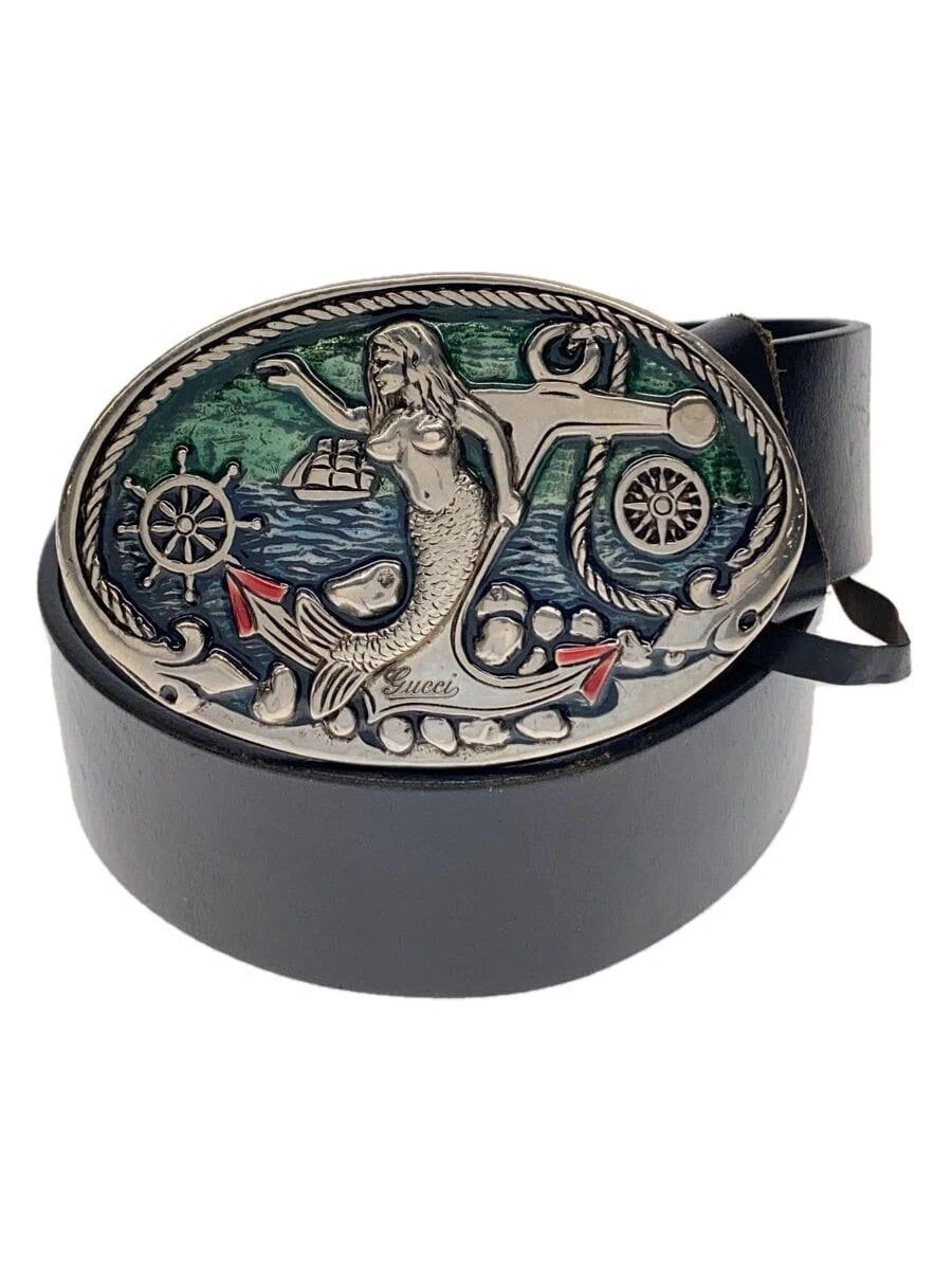 Ceinture GUCCI cuir noir homme occasion