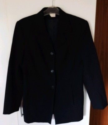 Schwarzer Business Hosenanzug Gr. 42 von Fashion Concept