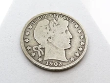 UNITED STATES 1902 BARBER HALF DOLLAR VG CONDITION OR BETTER CONDITION**