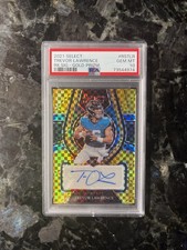 2021 Select Trevor Lawrence Rookie Signatures Auto /10 PSA 10