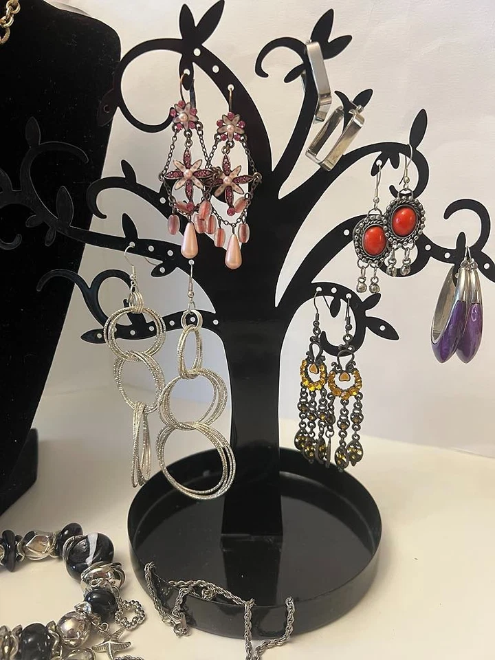 Lotto 10 pezzi bigiotteria collane, orecchini, bracciali dal 1990 al 2010 - Immagine 2 di 4