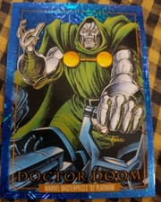 2024 Upper Deck Marvel Masterpieces '92 Blue Traxx Doctor Doom #26 🔥💯🔥💯