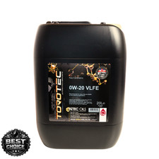 20L Torotec 0W-20 VLFE Fully Synthetic Engine Oil ACEA C5/C6 Ford WSS-M2C947-B1 5.37 per litre