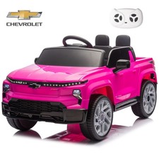 Licensed Chevrolet Silverado Kids Ride on Truck with Remote Electric Car Toy