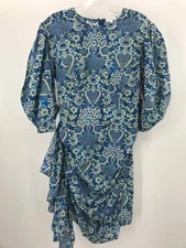 Pre-Owned Rhode Blue Size Small Bodycon Knee Length Short Sleeve Dress