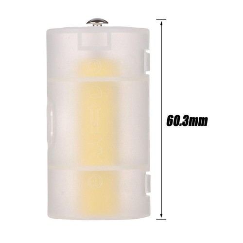Switcher Adaptor Case Cell Battery Converter Batteries Adapter AA To D Size - Afbeelding 11 van 12