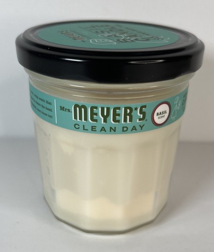 MRS. MEYER’S Clean Day Soy Candle BASIL Scent (7.2 Oz.) NEW - Picture 2 of 8