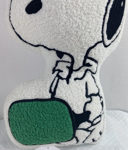 Peanuts Snoopy Pickleball Sherpa Pillow Couch Or Bed Accent Very Soft 17X13” - Picture 3 of 7