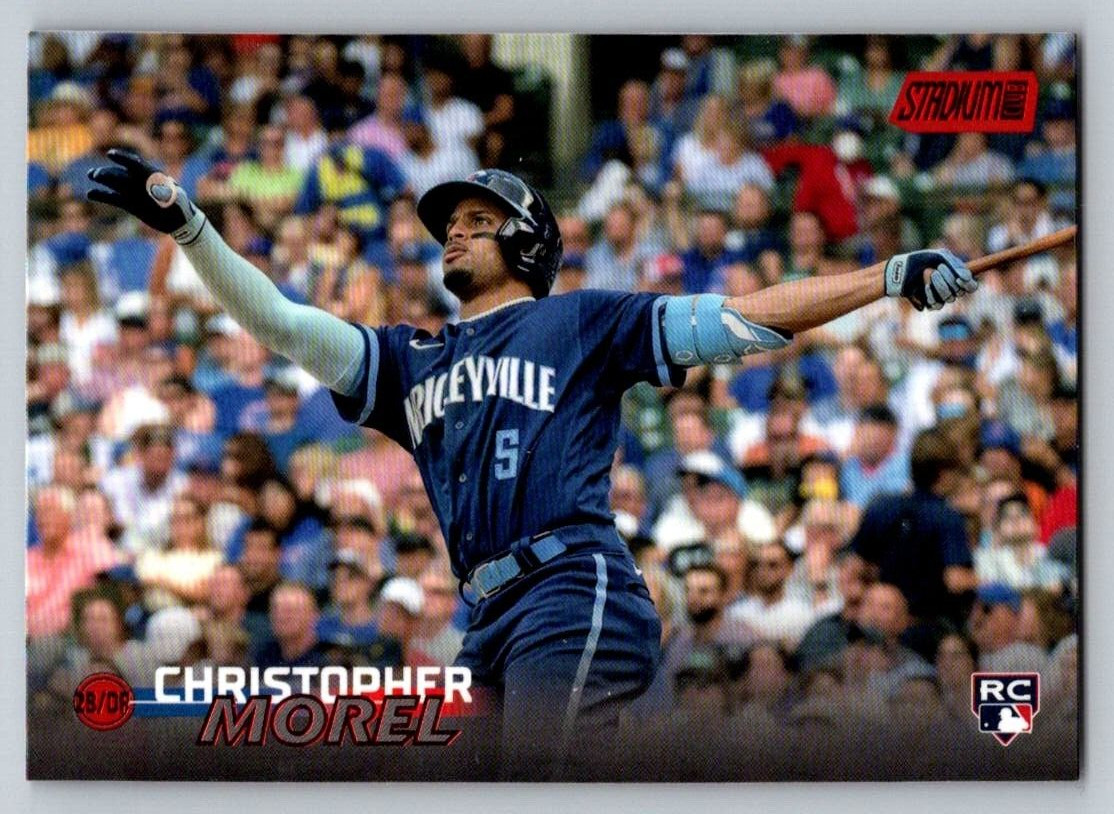 2023 Topps Stadium Club Christopher Morel Red Variiation #139 Cubs