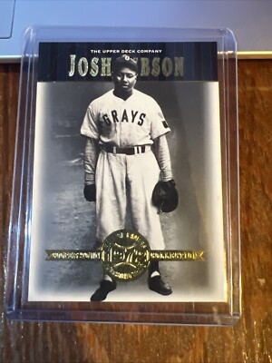 Josh Gibson 2001 Upper Deck Copperstown Collection #32 Pittsburgh Crawfords
