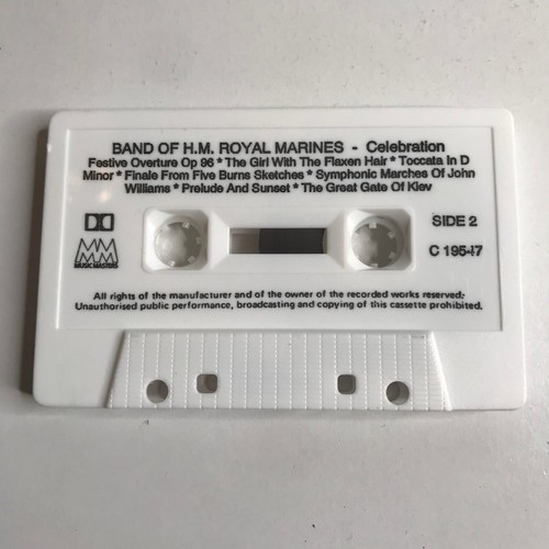 The Band Of Her Majesty's Royal Marines ( Celebration ) 1990 Cassette Tape - Picture 4 of 5