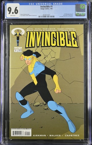 Invincible #1 CGC 9.6 1st Print Stunning Book 1st Invincible Omni Man 2003 Image