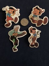 Disney Stickers - Disney Pinocchio Lot of 4 Stickers.