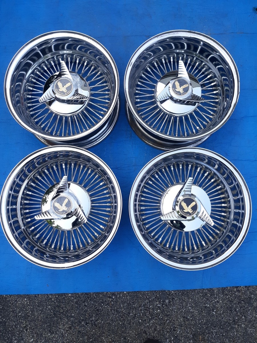 ROADSTER Wire Wheels 15x7 Deep Dish Chevy Ford Mopar Set 1995 | eBay