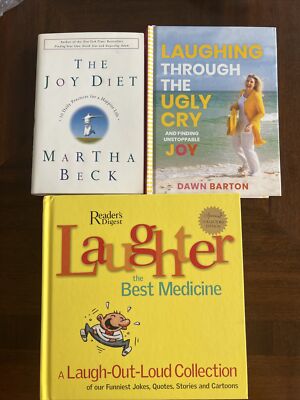 Lot Of 3 Finding Joy Books. The Joy Diet, Laughing Through The Ugly And Laughter