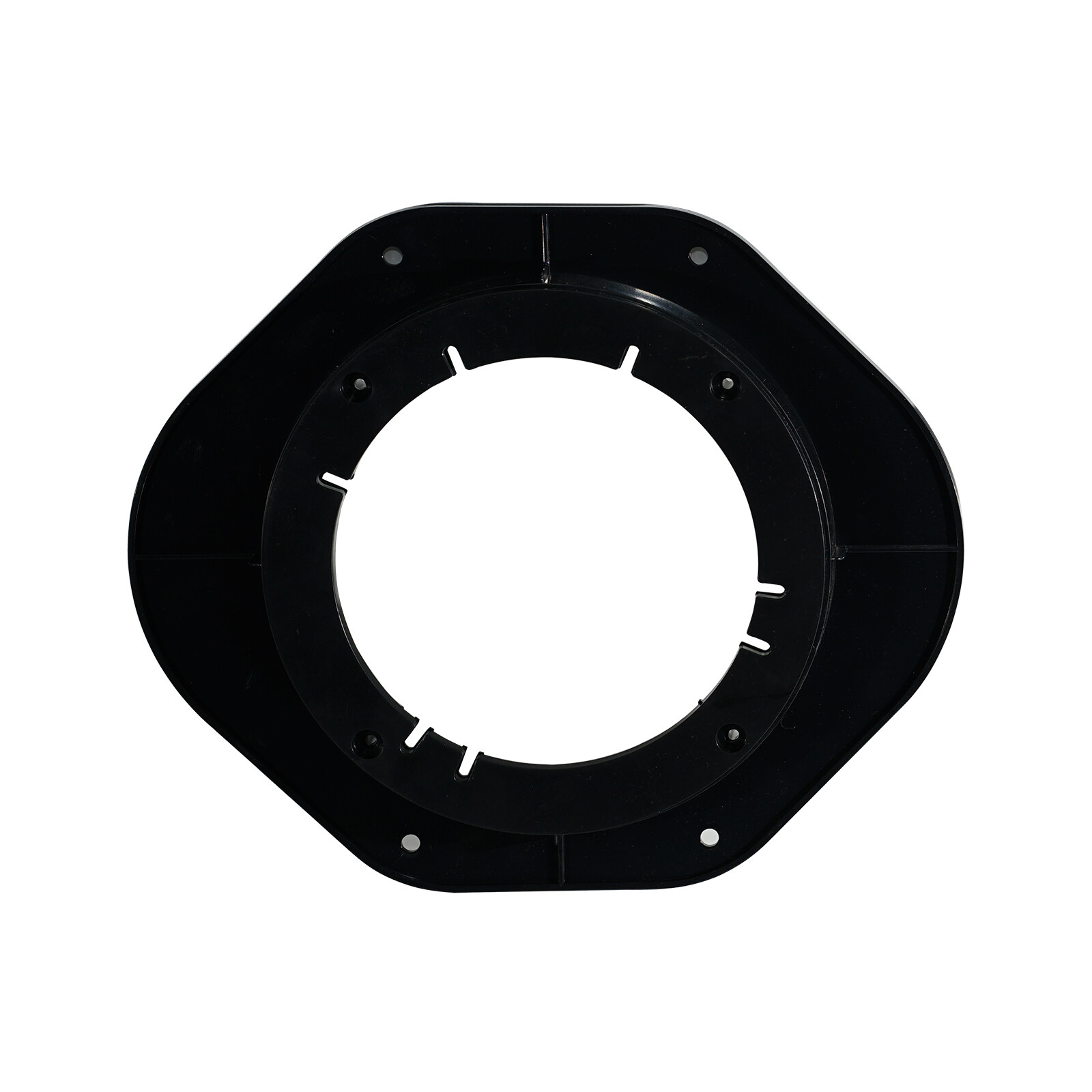 6.5" Front & 5" Rear Door Speaker Bracket Plates+Connectors for 1521