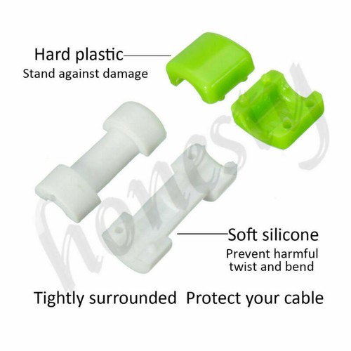 Housse économiseur de protection de câble 5 pièces pour iPhone SE 6S Plus Pad cordon chargeur de données USB - Photo 4 sur 19