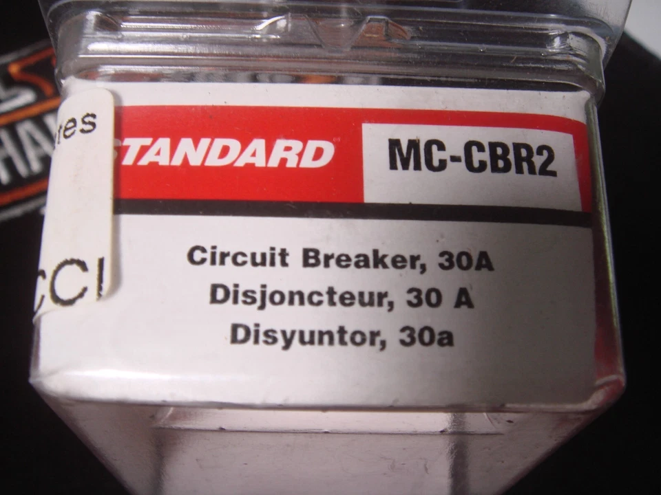Disyuntor Harley 30 Amp FLH FXST 1977 Up Electra Auto Hecho en EE. UU. MC-CBR2 H1 Foto 4 de 4