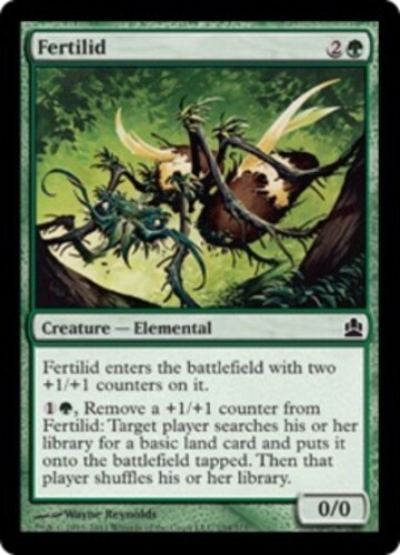 MTG - Fertilid - Commander - NM, English Magic FLAT RATE SHIP
