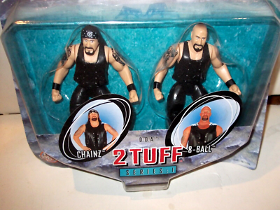 ✰ Jakks Pacific WWF 2 Tuff Series 1 Chains 8 Ball SEALED figure 2