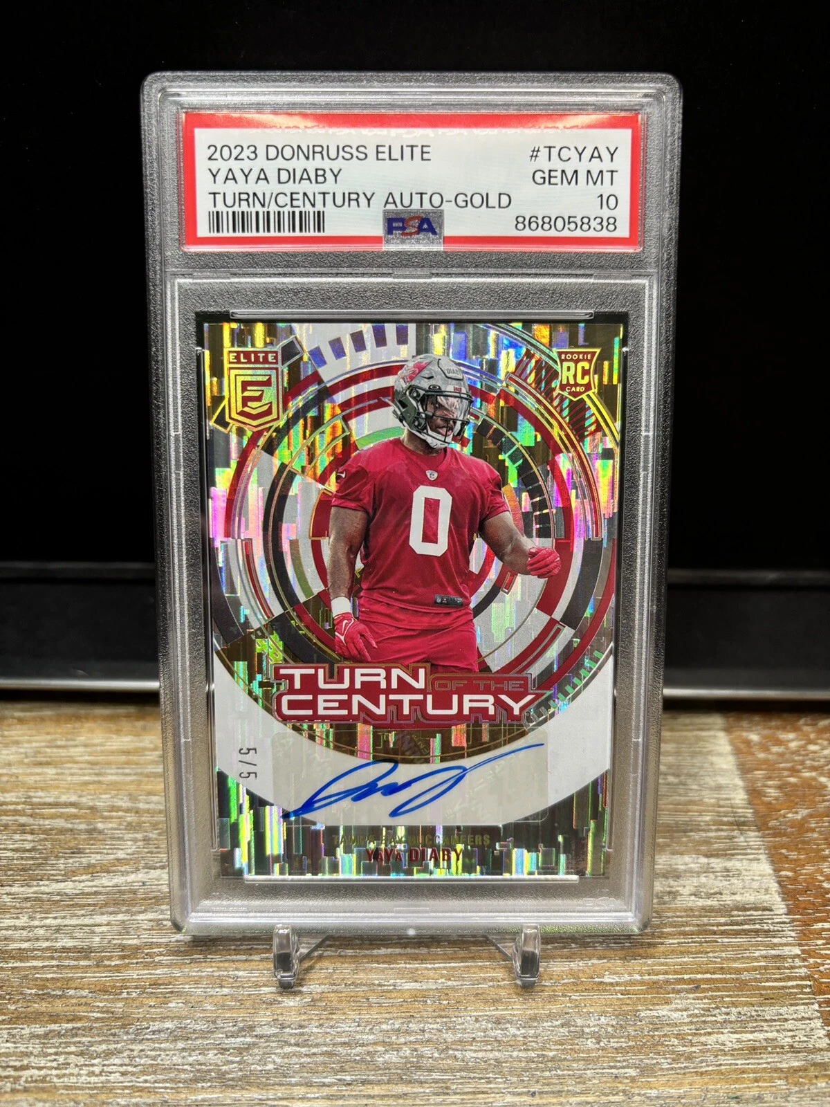 YaYa Diaby Panini Donruss Elite Turn of the Century Autograph #TCYAY Gold