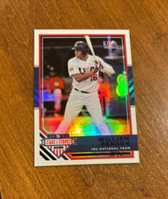 William Benson 2017 USA Baseball Stars Stripes Black Flag #74 Cincinnati Reds /5