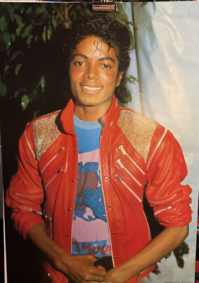 Michael Jackson's Original Poster 1984 RARE ITEM   *Canabas Posters* Billy Jean