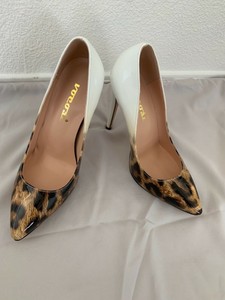 leopard print ombre heels
