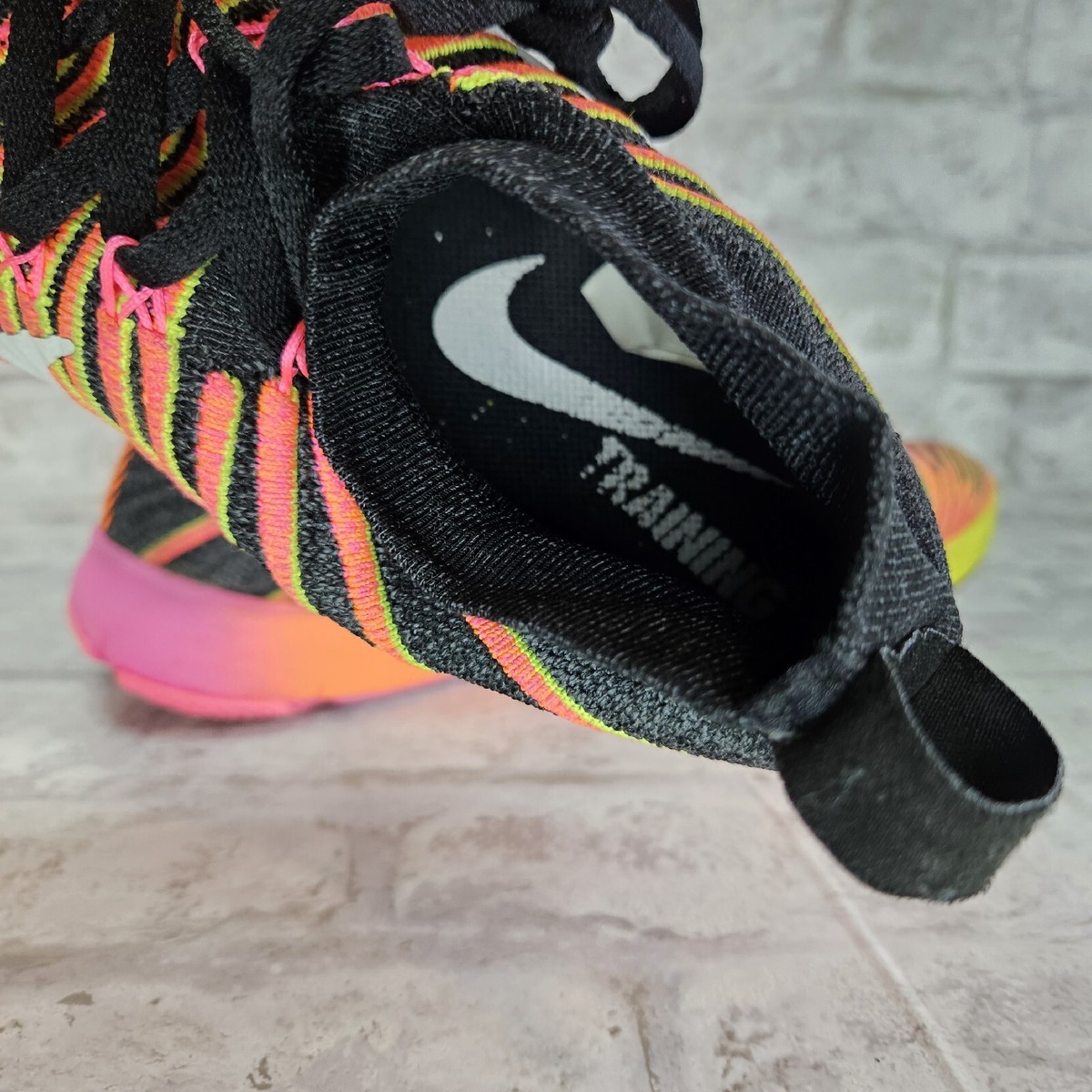 Nike Free Train Force Flyknit Orange Running Shoes 833275