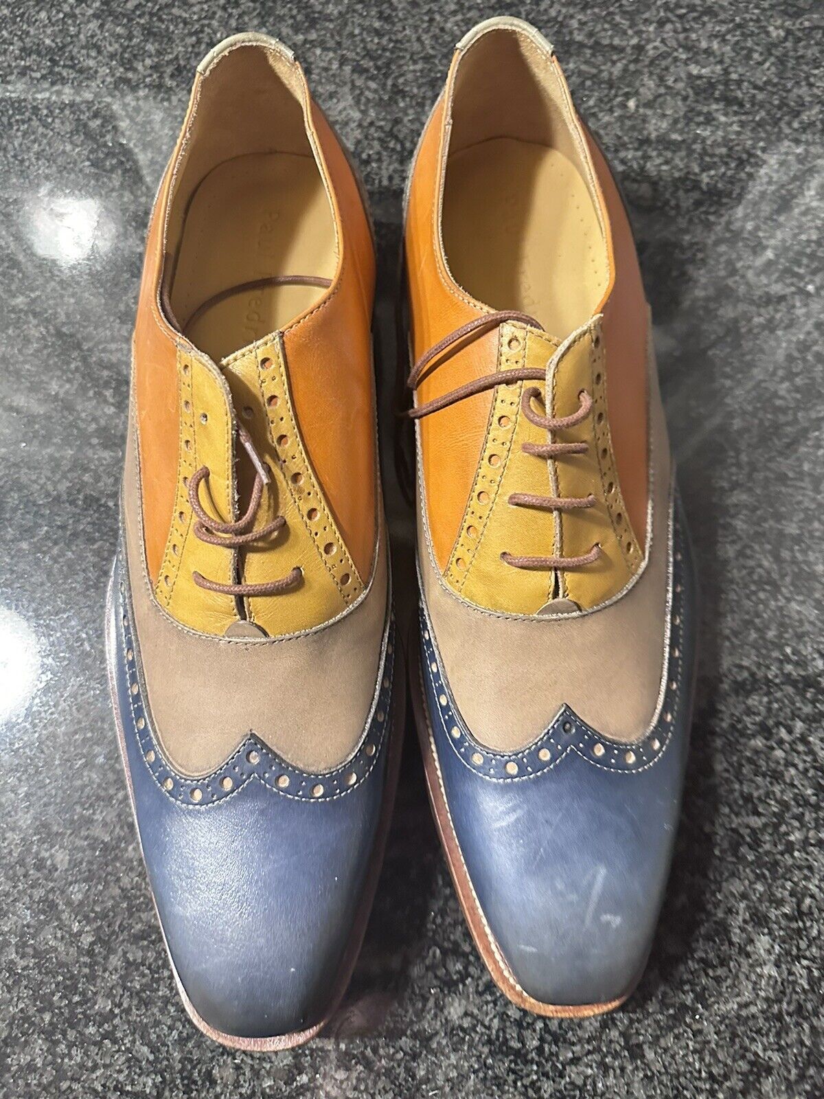 Paul Fredrick Wingtiped Oxford Dress Shoes - image 1