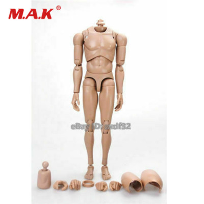 MX02-AB 1/6 Men Figure Body 2.0 Nude Narrow Shoulders 12'' Flexible Doll Toys