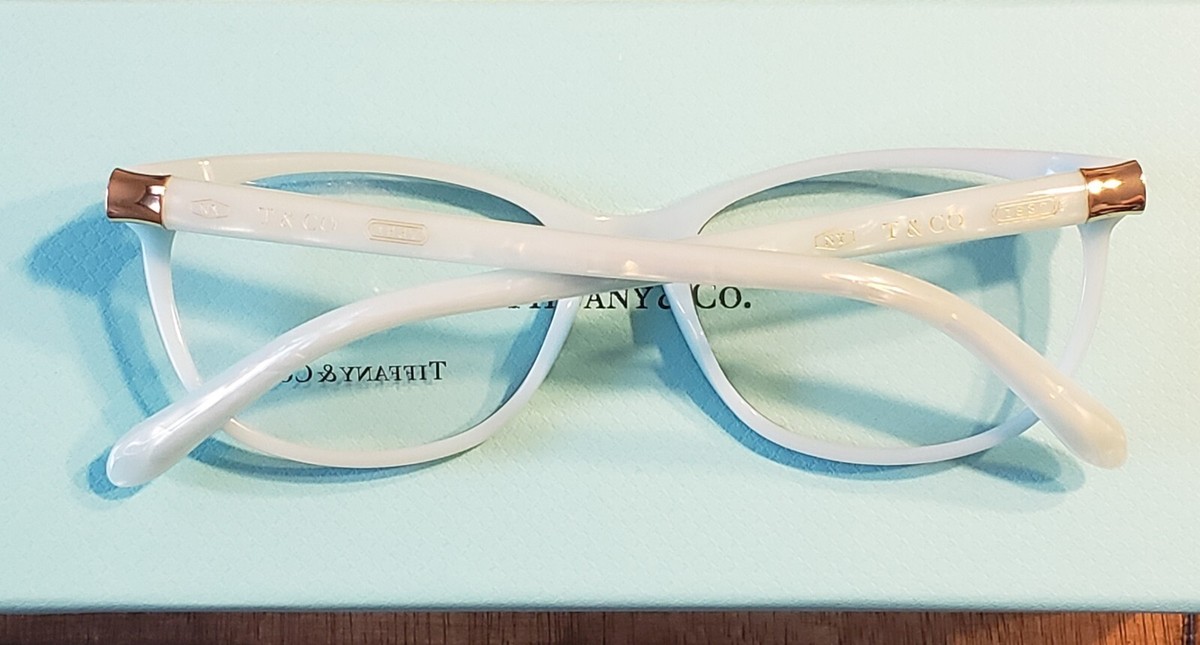 Vintage Tiffany & Co. Eyeglasses TF 2135 8163 Black/Blue Pearl