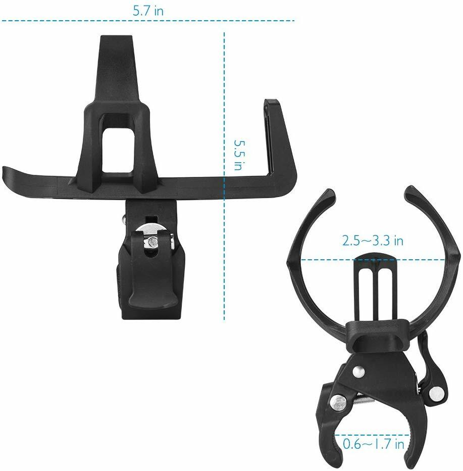 PLASTIC Water Bottle Holder - Treadmill Elliptical Bike Cup Bracket Attachment 