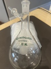 ChemGlass AF052008, 500ml 24/40 Glass Airfree Reaction Flask, No Chips or Cracks