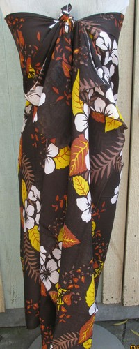 Women Bono Print Summer Beach sarong Wrap Ocean beautiful flower print 100 cot