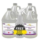 ISOPROPYL ALCOHOL 70% 4 Gallons USA Made Free Shipping & Sprayer Rubbing Alcohol