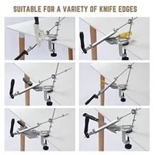 MOVIRON Professional Knife Sharpener Knife Sharpening Kit System, 360° Flip